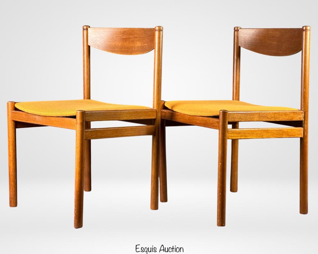 Pair of MCM GM Gramrode Mobelfabrik Denmark Chairs (1 of 5)