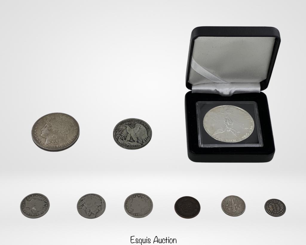 2008 Mexico Silver Libertad, 1896 Morgan Dollar & (1 of 8)