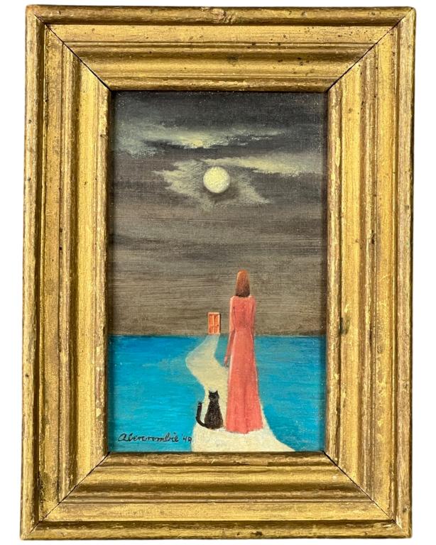 Gertrude Abercrombie- Surrealist Oil Painting (1 of 3)