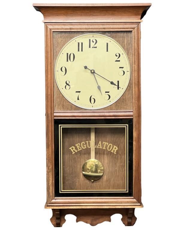 Vintage Regulator Wall Clock (1 of 6)