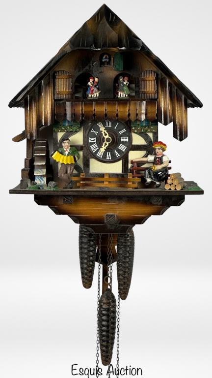 Vintage German Cuckoo Clock w/ Cuendet Swiss Music (1 of 9)