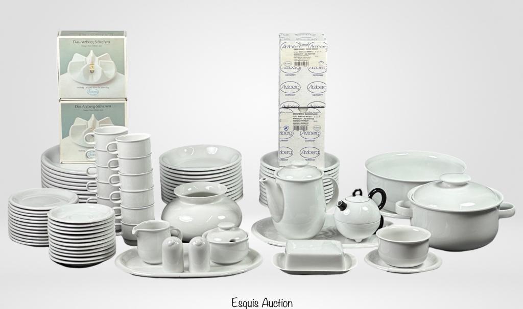 Arzberg Porcelain White Dinner Set- 88 pcs (1 of 20)