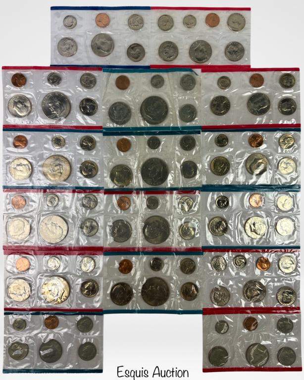 7 US Mint Coin Sets- 1976-1981 (1 of 5)