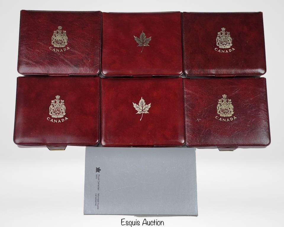 Canada- Lot of 7 Royal Canadian Mint Coin Sets (1 of 9)