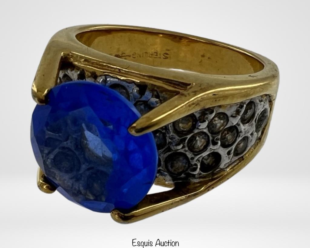 Elegant Ladies Sterling Silver Ring (1 of 5)