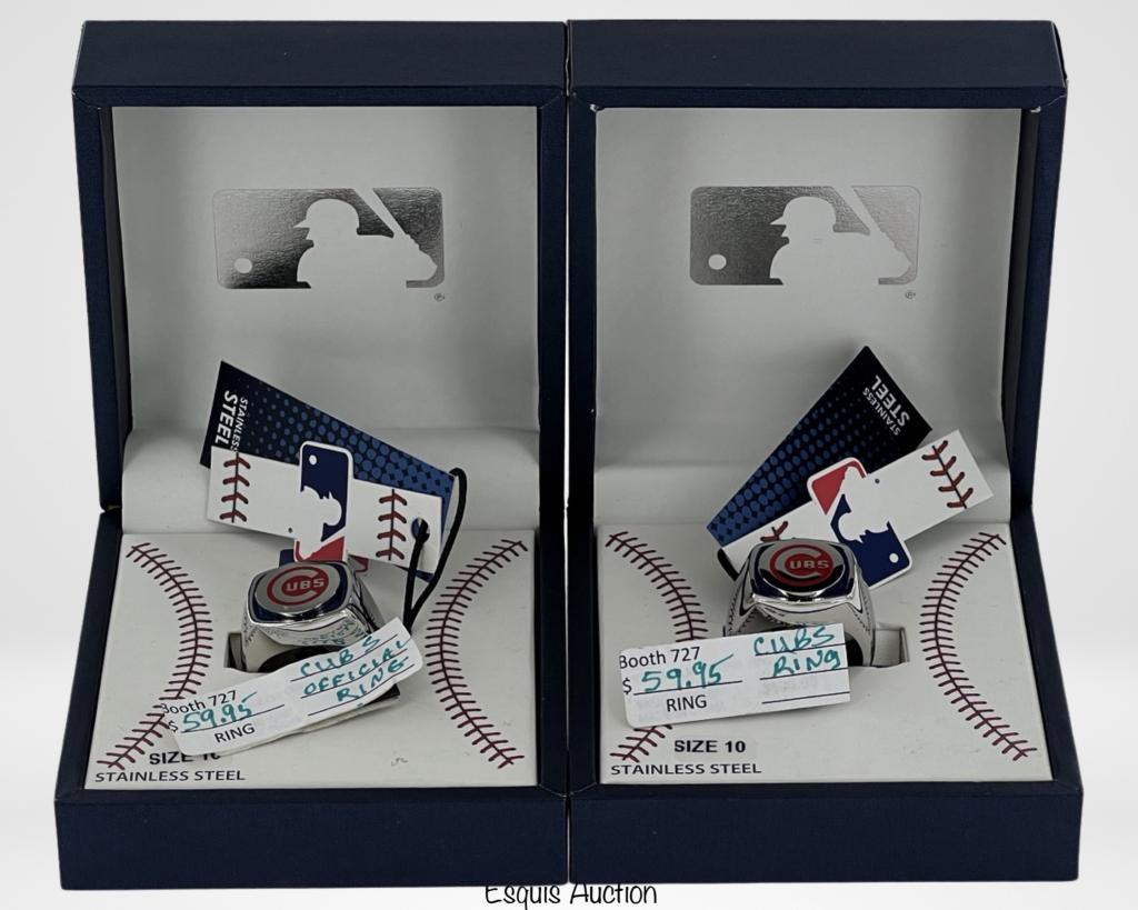 Two Chicago Cubs Official MLB Baseball Rings (1 of 3)