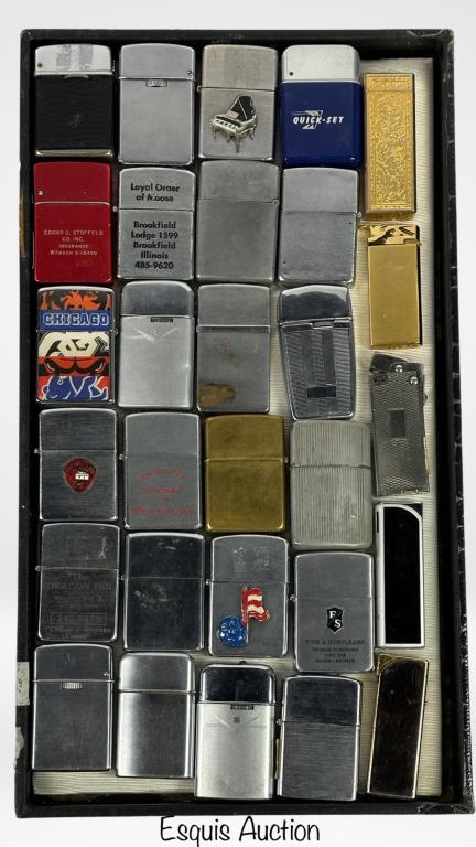 Large Group of Vintage Cigarette Lighters (1 of 3)
