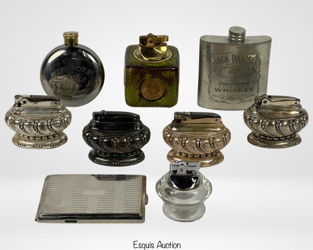 Vintage Ronson Tabletop Cigarette Lighters & Jack (1 of 8)