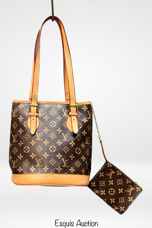 Louis Vuitton Petit Petit Bucket W/ Pouch Tote Bag (1 of 6)