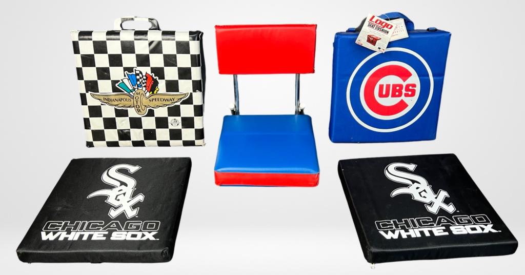 Sports Portable Stadium Chairs- Cubs, Sox, Indy 50: Sports Portable Stadium Chairs- Cubs, Sox, Indy 500.