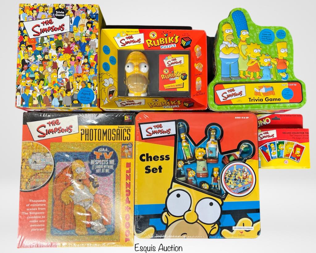The Simpsons- Chess Set, Games, Puzzles (1 of 7)