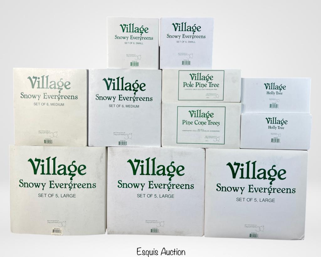 Department 56 Christmas Village Evergreens & Trees (1 of 8)