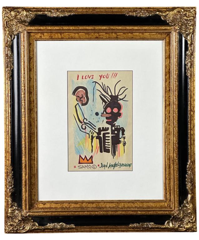 Jean-Michel Basquiat (in style) Pop Art Drawing (1 of 4)