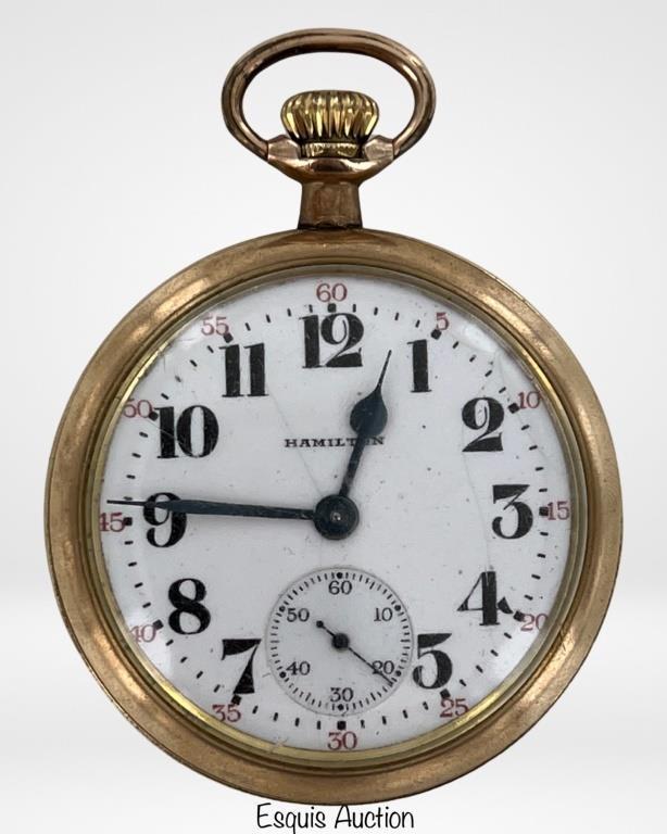 Antique Hamilton 21 Jewels Pocket Watch (1 of 5)