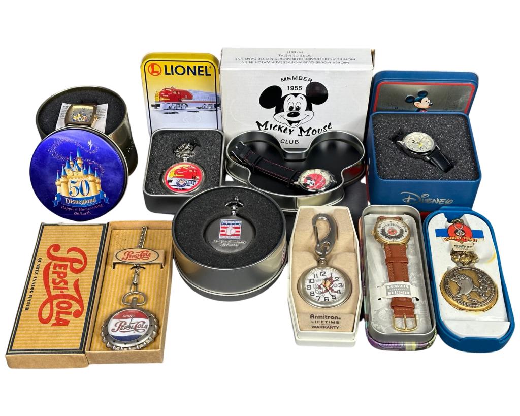 Vintage Character Pocket Watches & Wrist Watches (1 of 8)