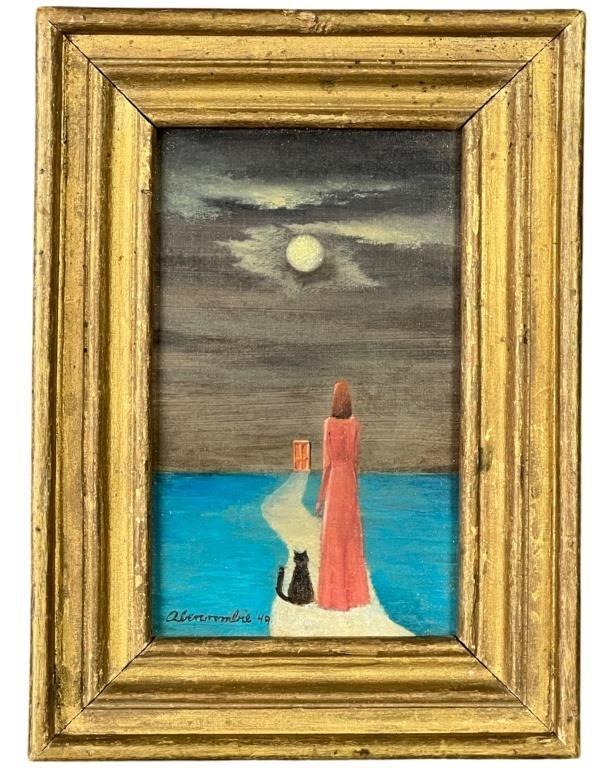 Gertrude Abercrombie- Surrealist Oil Painting (1 of 3)