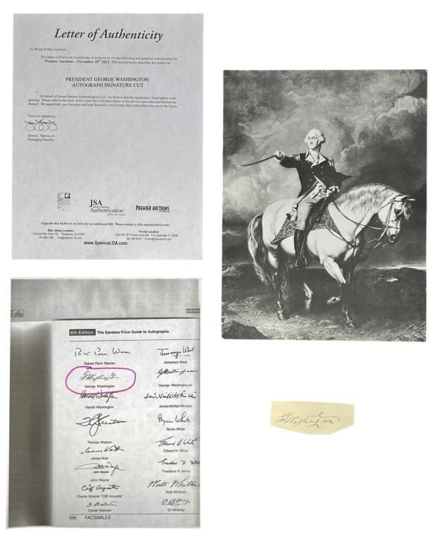 President George Washington Signature/ Autograph (1 of 3)