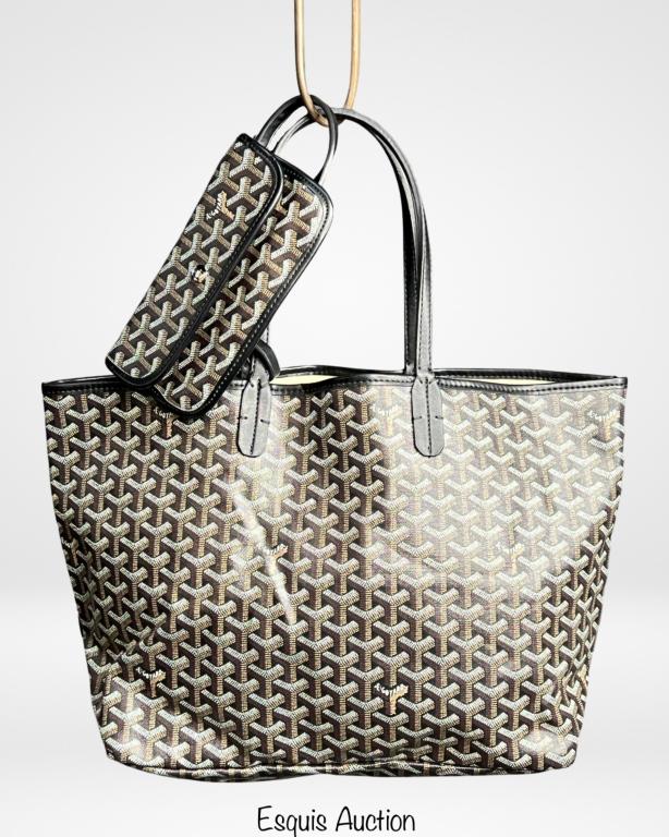 Goyard Goyardine Saint Louis Ladies Tote Bag (1 of 8)
