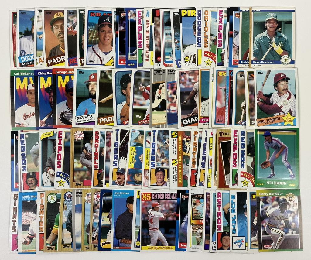 1980's-90's Hall of Fame & Stars Baseball Cards (1 of 5)