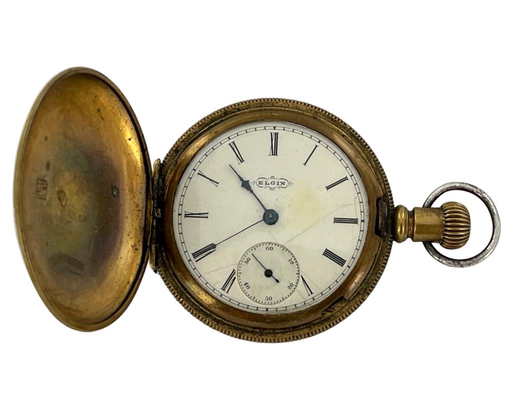 Antique Elgin Model 1 21 Jewels Pocket Watch 14k G (1 of 7)