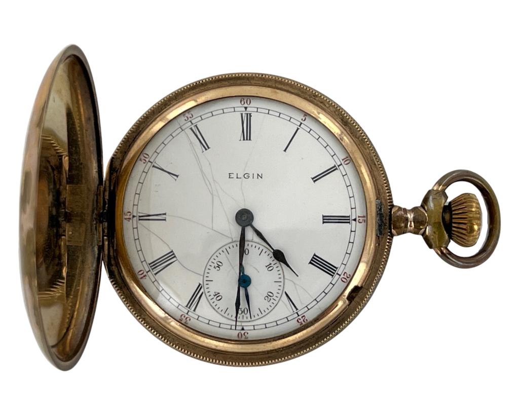 Antique Elgin Model 6 Pocket Watch in GF Case (1 of 5)