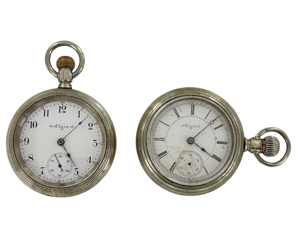 Two Antique Elgin Pocket Watches (1 of 8)