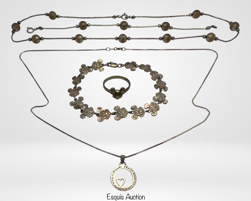 Sterling Silver Jewelry- Mickey Mouse Bracelet & R (1 of 5)