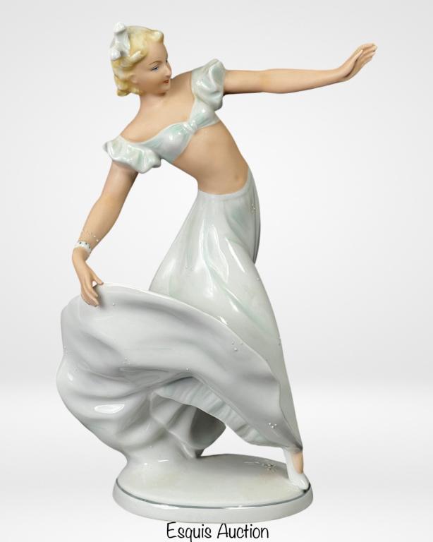 Schaubach-Kunst Art Deco Dancing Lady Figurine (1 of 5)