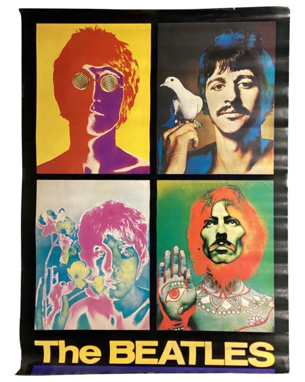 The Beatles- Richard Avedon Psychedelic Poster (1 of 6)