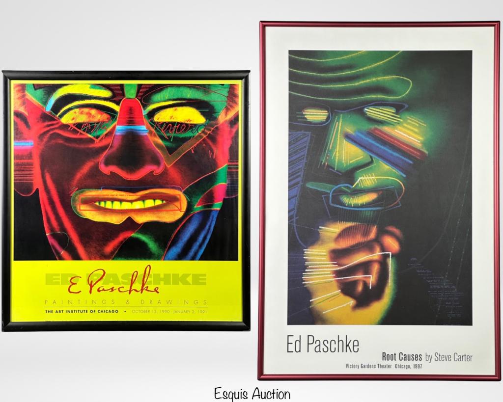 Ed Paschke- Two Modernist Art Exhibition Posters (1 of 4)