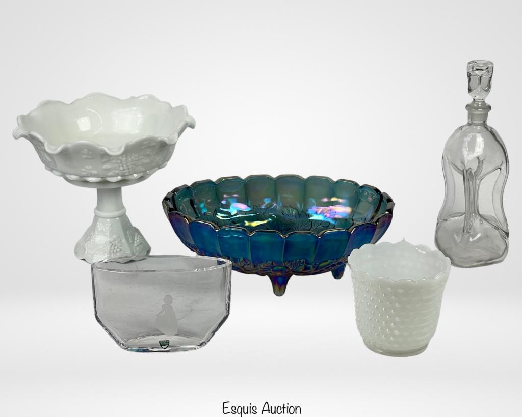 Vintage Art Glass- Orrefors, Milk & Carnival Glass (1 of 7)