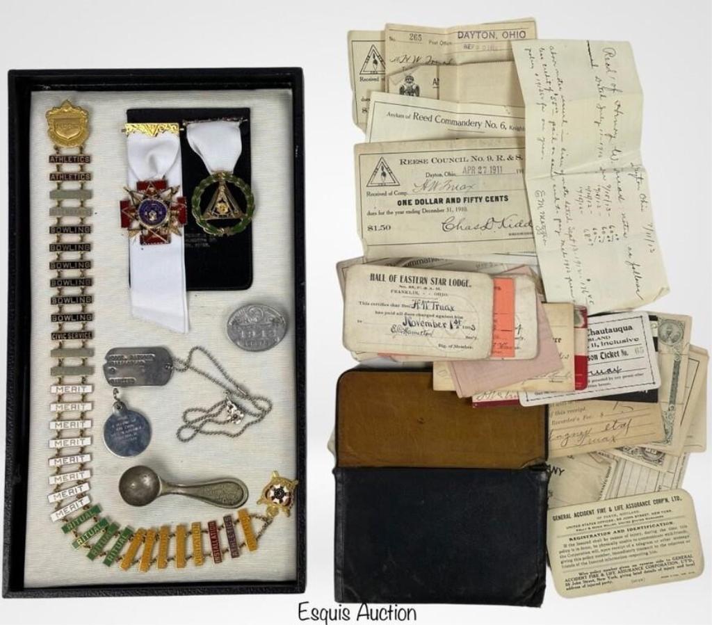 Masons/ Masonic Badges, Medals & Documents (1 of 4)