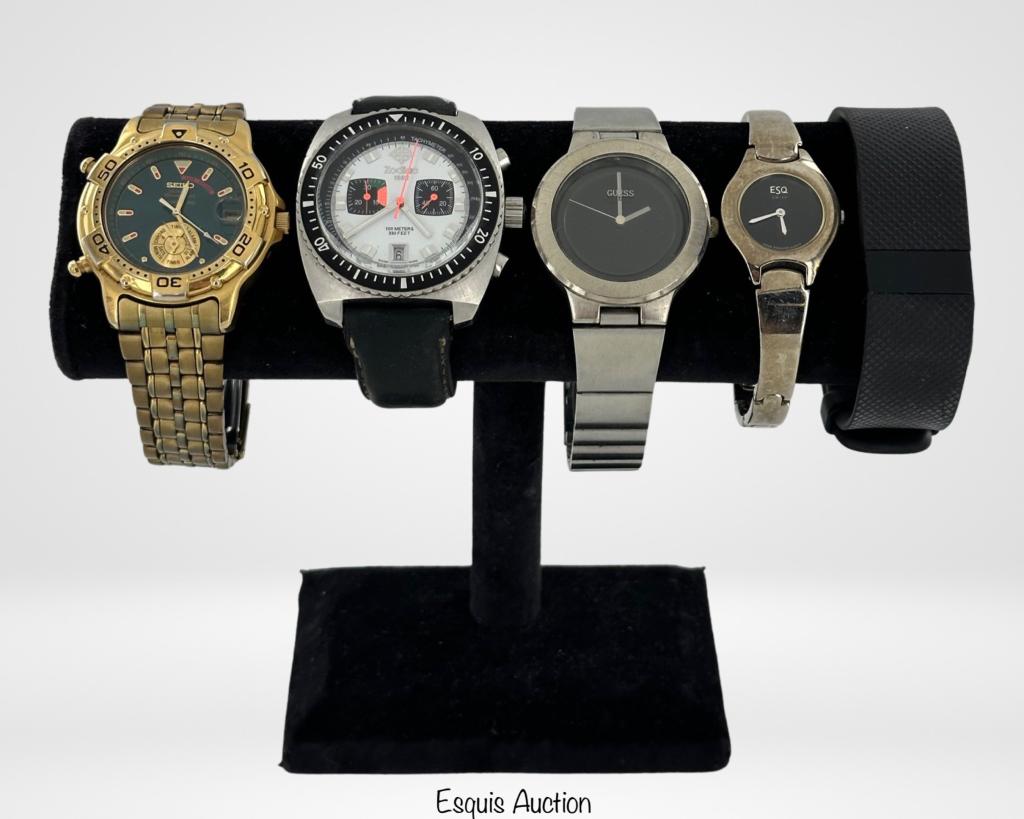 Vintage Wrist Watches- Zodiac Sea Dragon, ESQ, Sei (1 of 4)