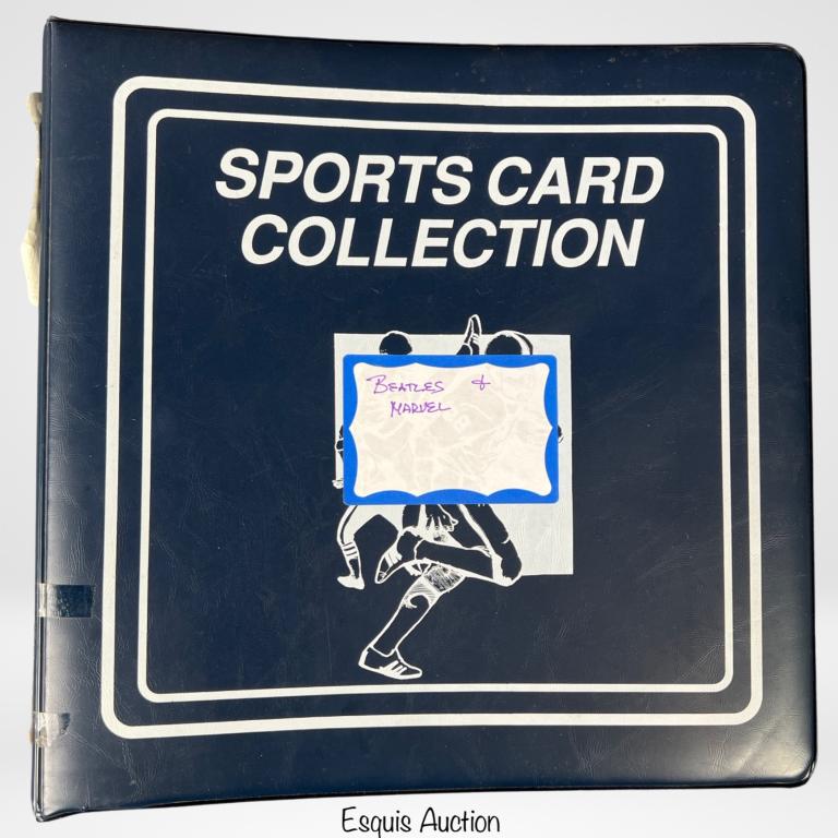 Binder of Beatles Collector Cards & DC Comic Cards (1 of 7)