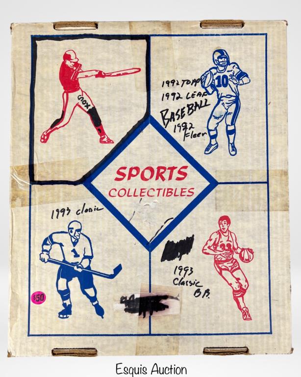 early 1990's Jumbo Box of Sports Cards (1 of 6)