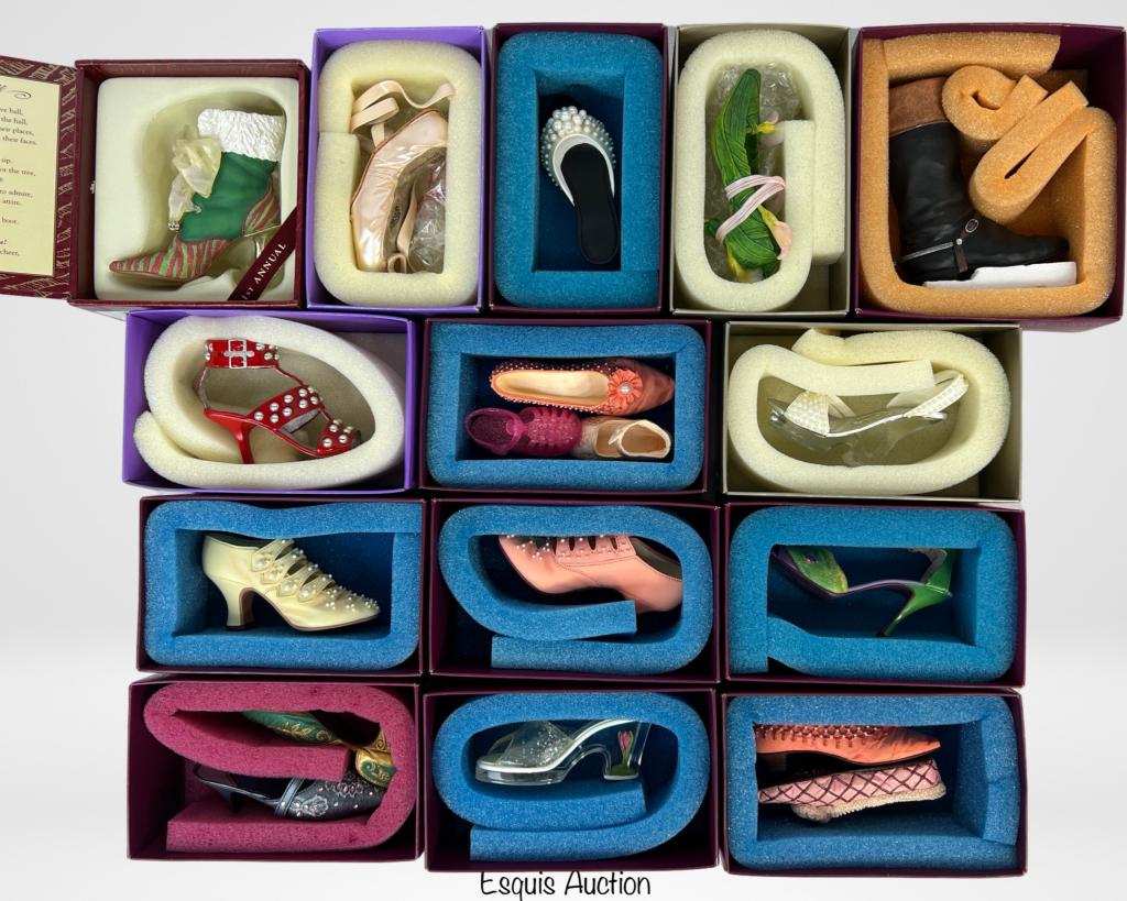 Just the Right Shoe by Raine Miniature Figurines: Just the Right Shoe by Raine Miniature Figurines. Lot of 14