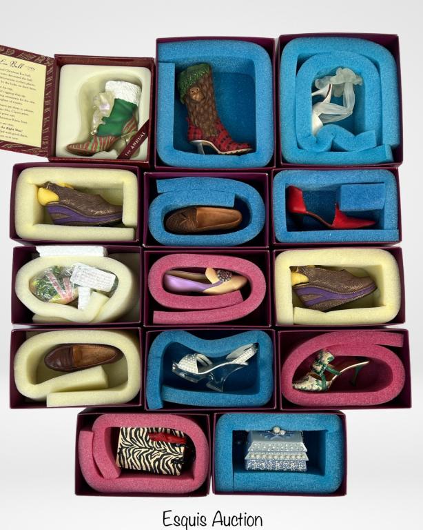 Just the Right Shoe by Raine Miniature Figurines: Just the Right Shoe by Raine Miniature Figurines. Lot of 14