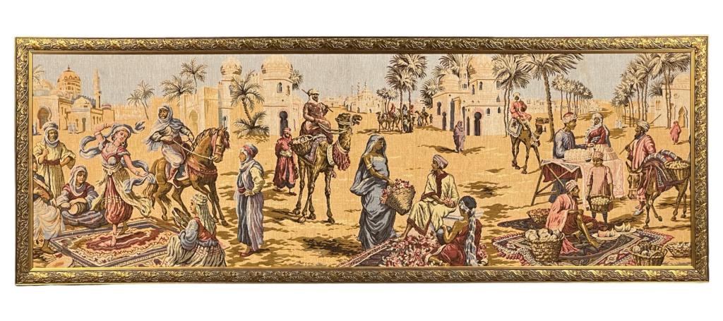 Middle Eastern Marketplace Framed Tapestry (1 of 3)