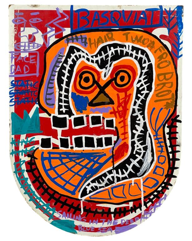 Jean-Michel Basquiat (in style) Pop Art Painting (1 of 7)