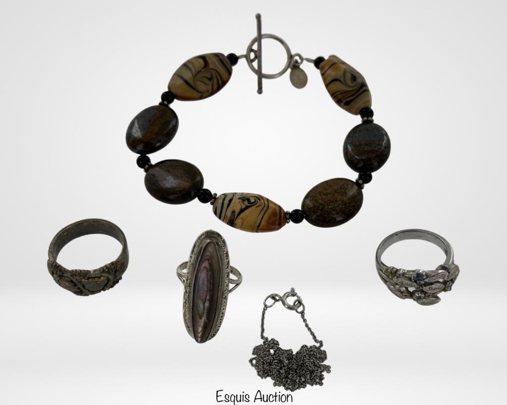 Sterling Silver Jewelry- Rings, Bracelet & Ne (1 of 14)