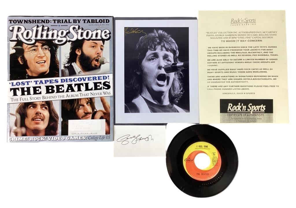 "Beatles" Collection- Signed Paul McCartney, Harri (1 of 7)