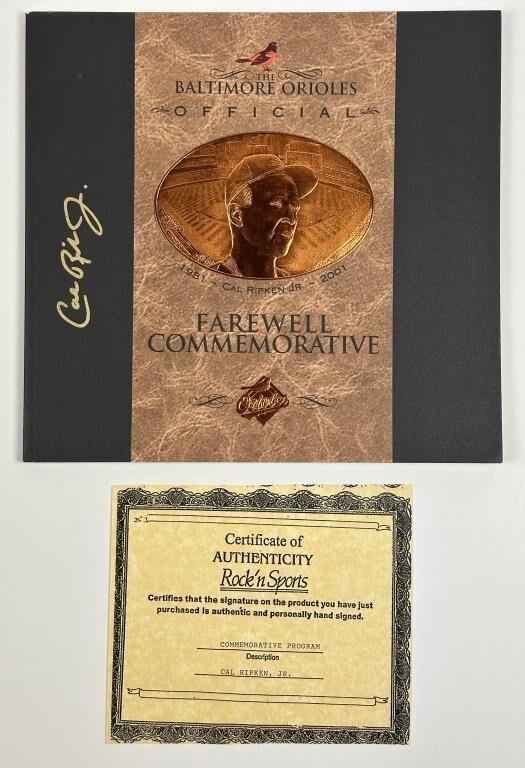 Cal Ripken Jr Signed Cover of Retirement Tribute r (1 of 4)