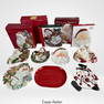 Fitz and Floyd Christmas Santa Plates/ Trays