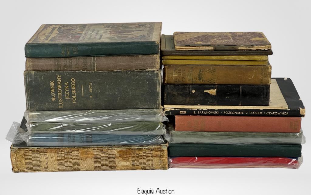 Lot of Antique & Vintage Polish Books (1 of 5)