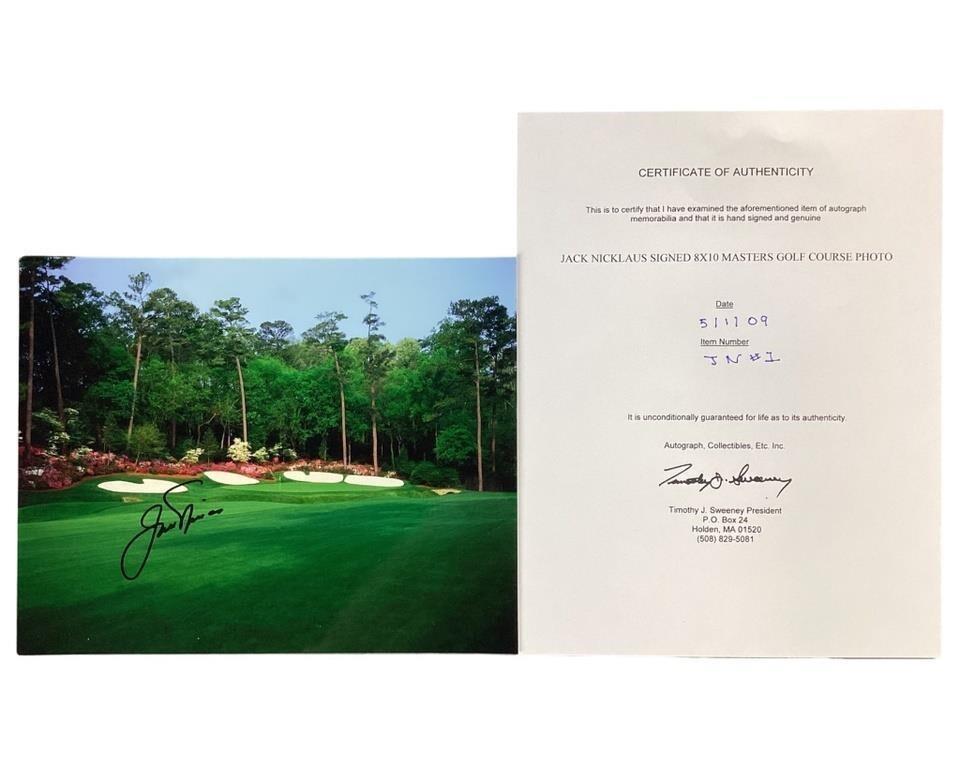 Jack Nicklaus Signed/ Autographed Golf Photograph (1 of 4)