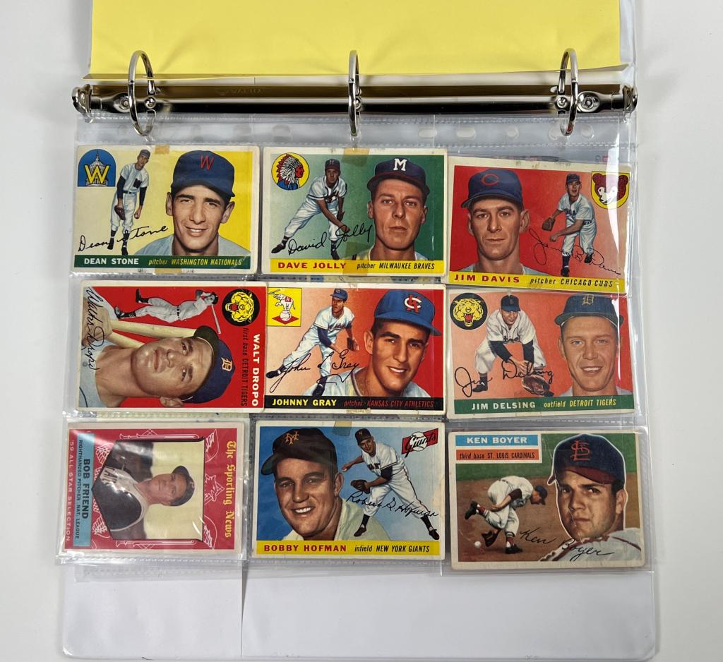 1955 Topps BaseballCars, Basketball Rookies, Fooa (1 of 5)