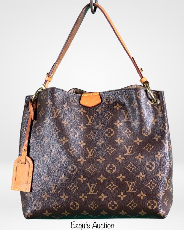 Louis Vuitton Graceful MM Beige Monogram Bag (1 of 7)