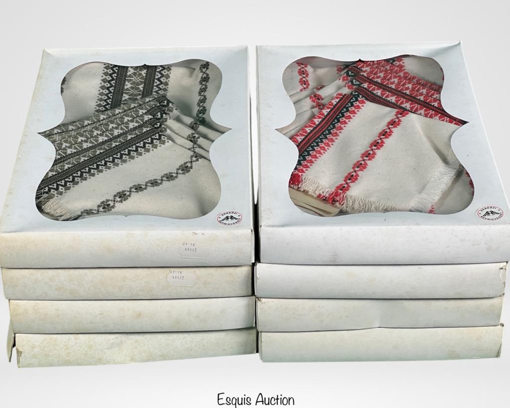 Hungarian Sarkozi Folk Embroidered Tablecloth Sets (1 of 4)