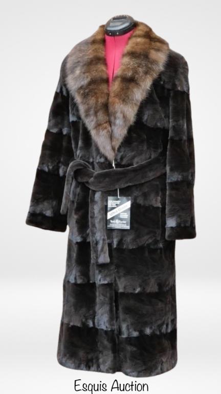 Elegant Ladies Full Length Mink Fur Coat (1 of 13)