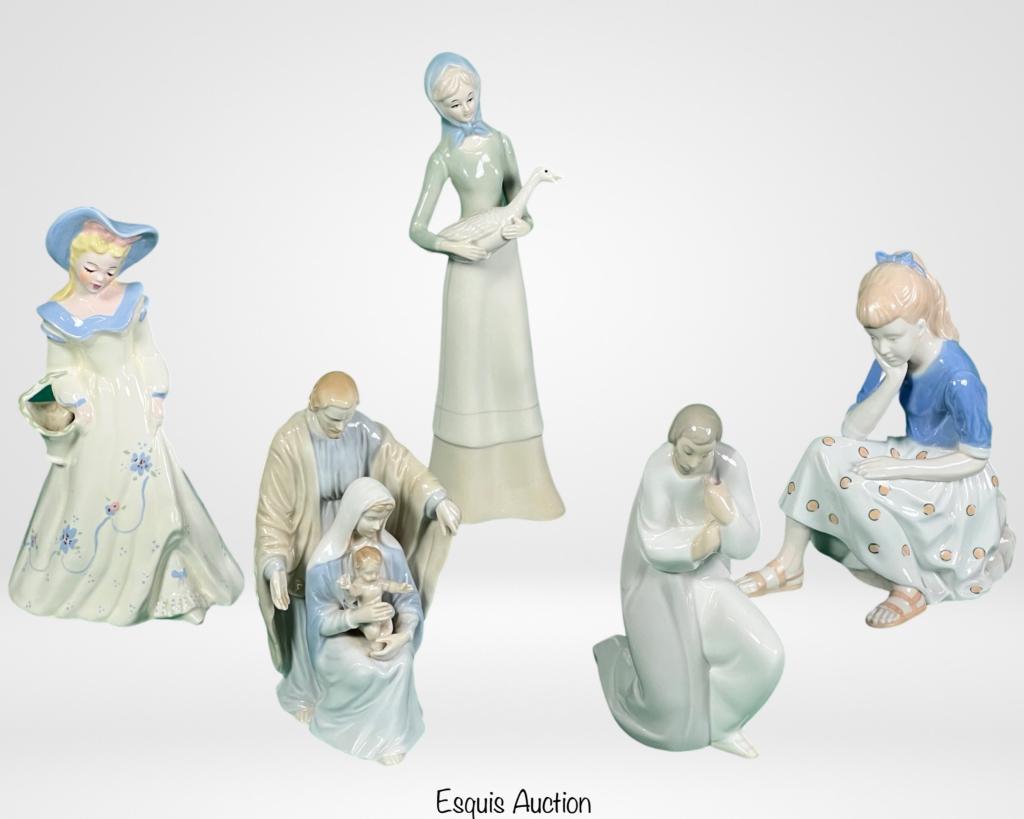 Lot of Porcelain Figurines incl. Lladro (1 of 7)